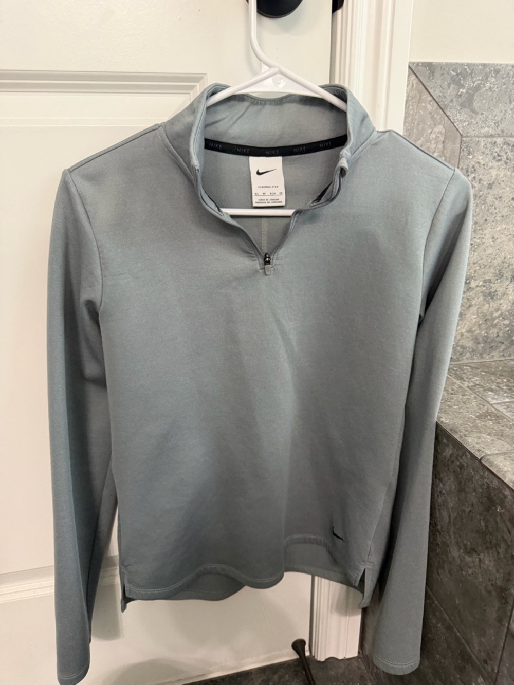 Nike Grey Quarter-Zip Pullover